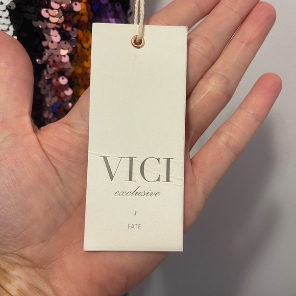 Vici Collection Sequin Jumpsuit - Picture 4 of 6